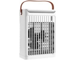 Mobiele Airco - 4-in-1 Luchtkoeler - Draagbare Aircooler met 700ml Reservoir en Verneveling - 5 Snelheden - Timer - Voor Thuis en Kantoor - Wit