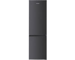 Heinner Koel-vriescombinatie 253 liter – No Frost – Vrijstaand – 39 dB – Energielabel E – Supervriezen – Antracietgrijs – Inverter – 5 jaar garantie