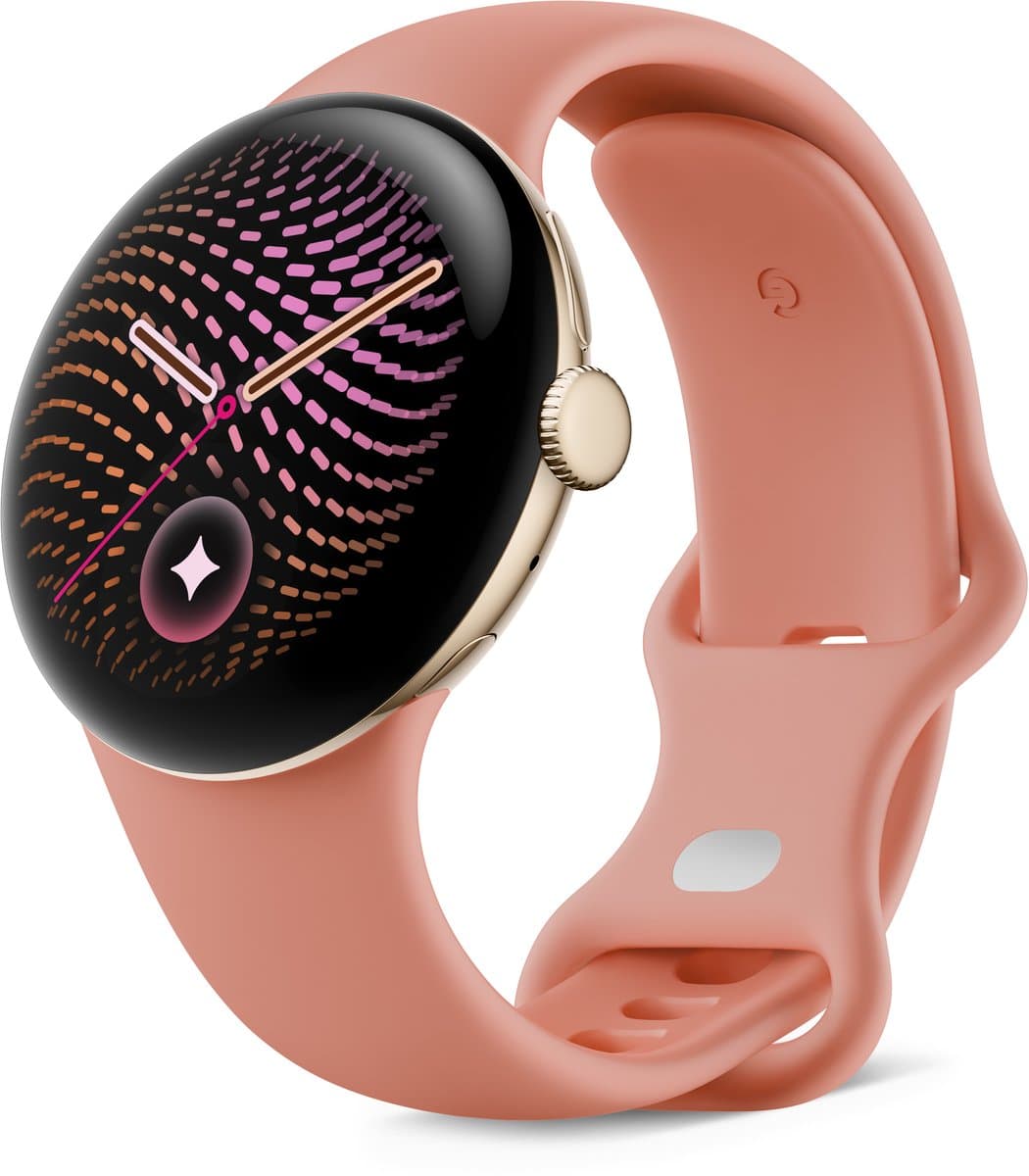 Google Pixel Watch 5 - smartwatch - 41 mm - Wifi - Goudkleurig/Rosé - sportbandje — afbeelding 1