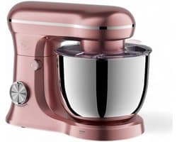 Keukenmachine - Mixer Robot - Bakken en Koken - Krachtig Planetair Systeem - 5 Liter Kom - Roze