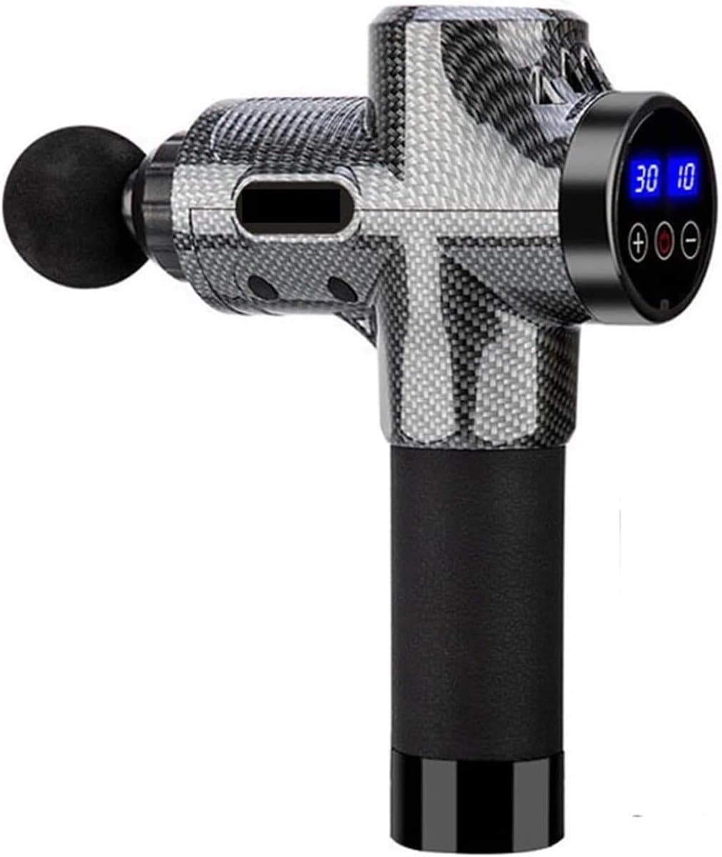 Draagbare Massager - Spierpistool - Spierherstel - Borstelloze Motor - 0.4 kg - Carbon — afbeelding 1