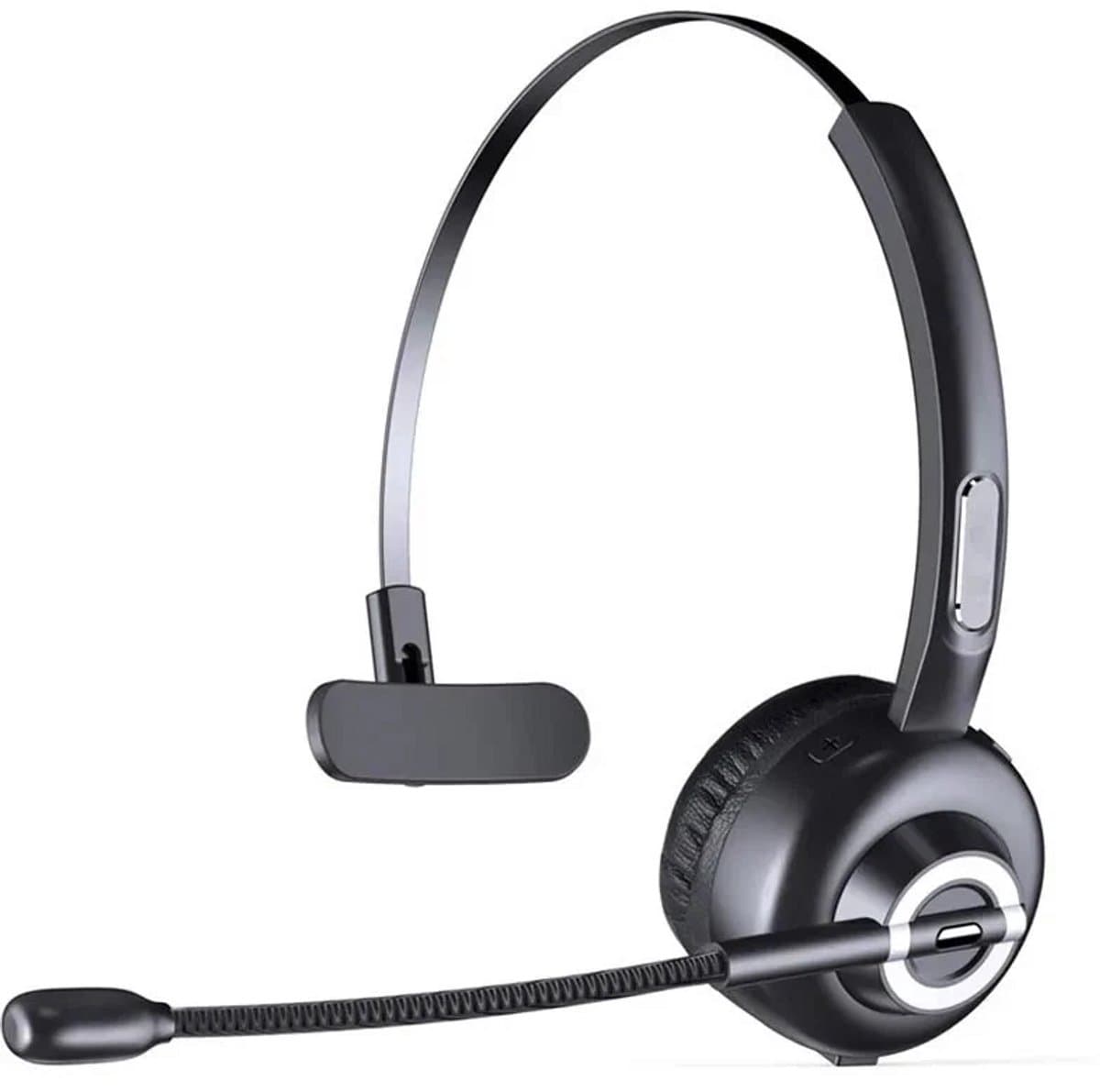 Draadloze Headset - Koptelefoon - Bluetooth 5.0 - 17 Uur Batterij - Dubbele Apparaatverbinding - Zwart — afbeelding 1