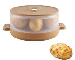 SnelShoppen - Stoomkoker Magnetron met Stoomventiel – BPA-vrije Aardappelkoker voor Ovenaardappelen in de Magnetron Bereiden – Vaatwasmachinebestendig