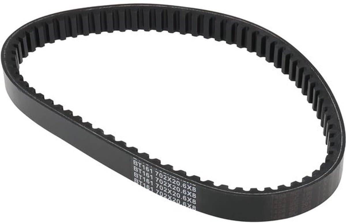 1x Grasmaaierriem GT37419 Vervangend onderdeel AUC13704 Transmissieriem MIA12479 Compatibel met John Deere D105 E100 X105 X106 Grasmaaier 702x20.6x8mm — afbeelding 1