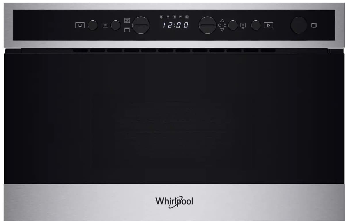 Whirlpool – WMN4I4BXF – Inbouw grillmagnetron – 22 L – RVS — afbeelding 1