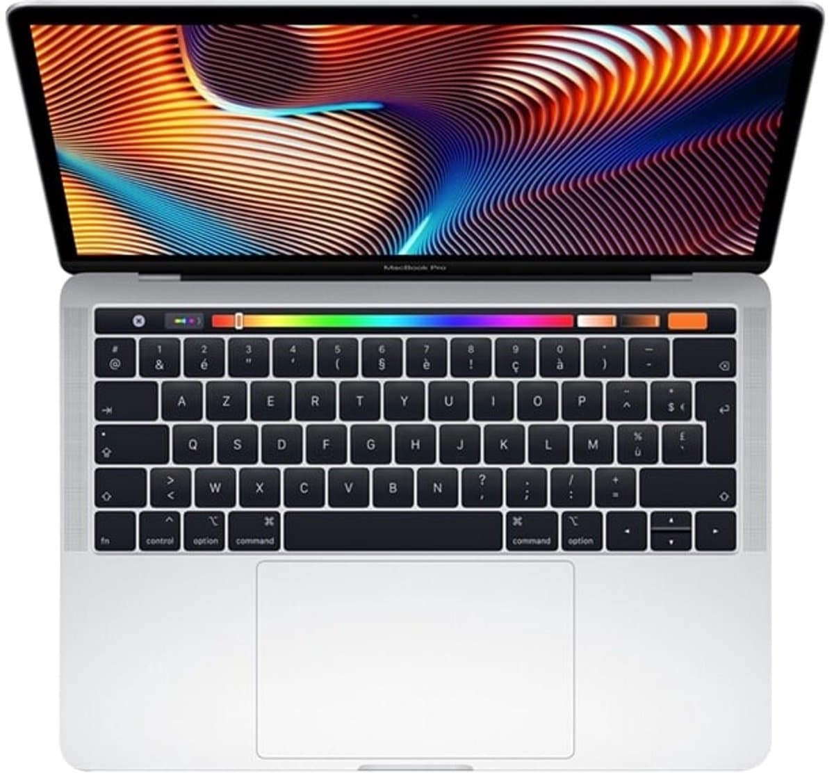 MacBook Pro Touch Bar 13" 2019 i7 2,8 Ghz 8 GB 512 GB SSD Zilver — afbeelding 1