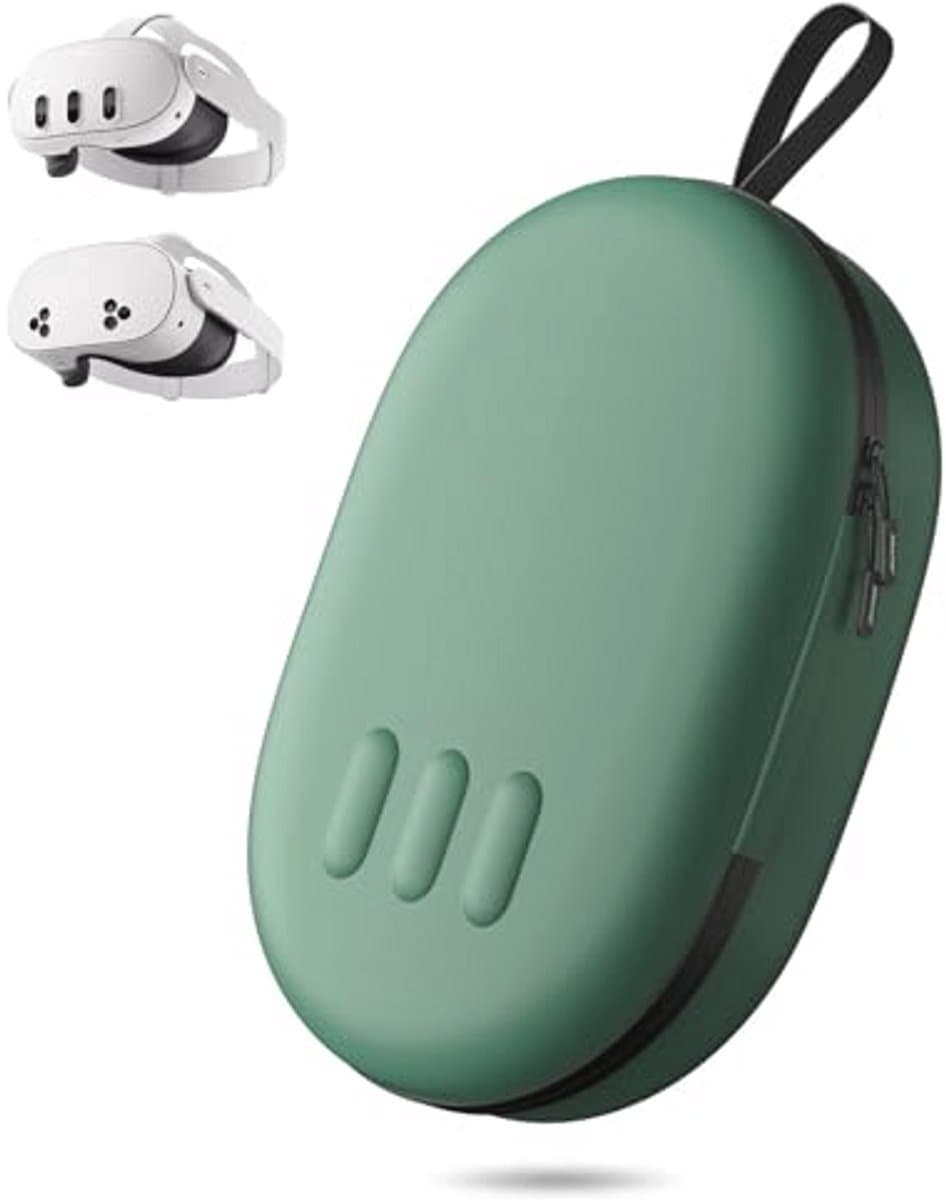 Draagbare Harde Case voor Meta Quest 3 - Bescherming voor Hoofdtelefoon en Accessoires — afbeelding 1