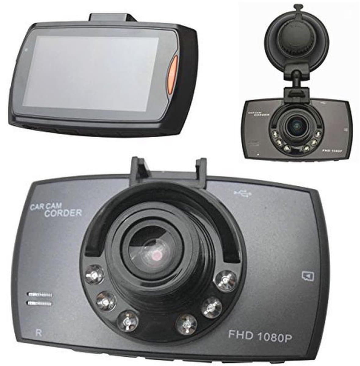 Mini Auto Dashcam 2,7 inch LCD 1080P met G-sensor en Nachtzicht — afbeelding 1