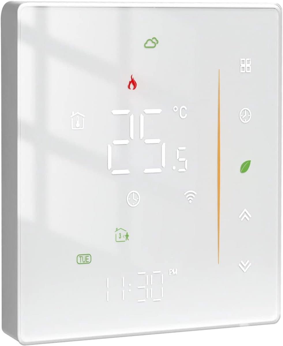 Programmeerbare WiFi Thermostaat voor Elektrische Vloerverwarming met App en Spraakbesturing — afbeelding 1