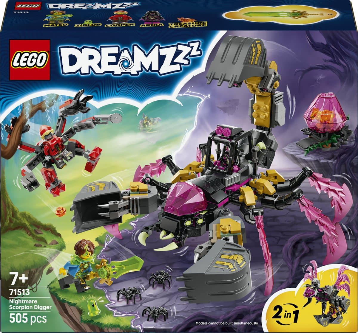 Lego Dreamzzz 71513 Nachtmerrie Schorpioengraver Bouwstenen — afbeelding 1