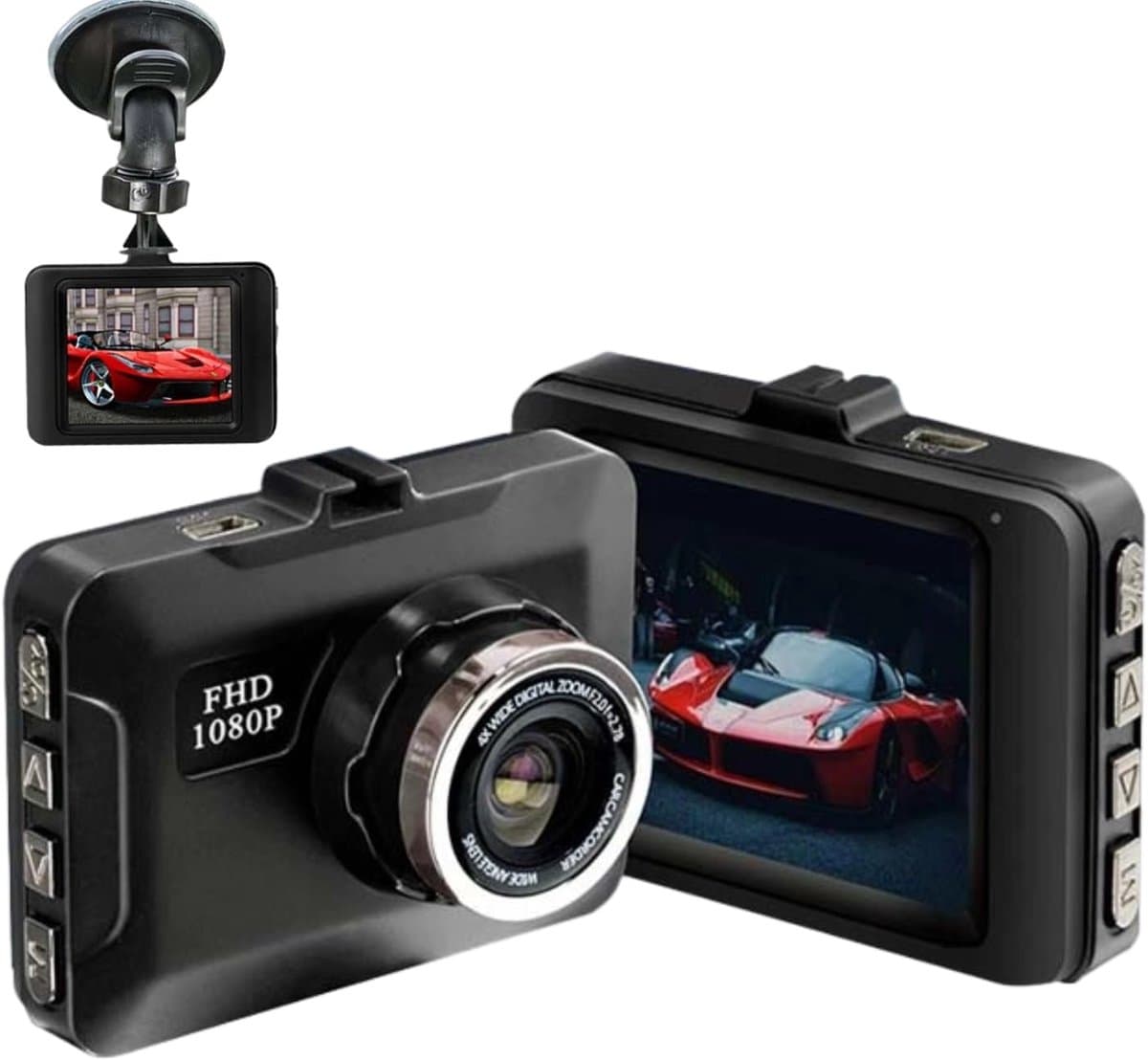 Auto DVR Dashcam 1080P Full HD Loop Recording Bewegingsdetectie Dashboard Camera voor Auto — afbeelding 1