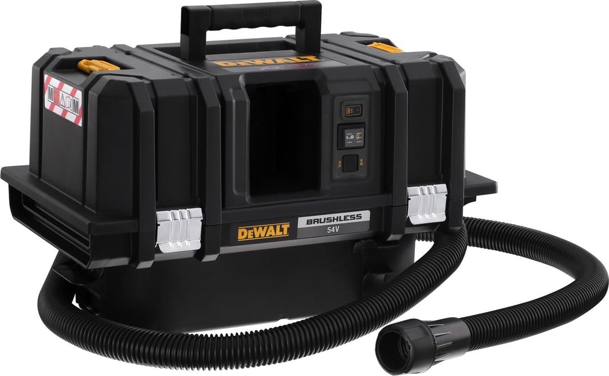DeWalt FlexVolt Serie - Accu Industrie Stofzuiger - 54V - Klasse M Filter - Droog & Nat Gebruik — afbeelding 1