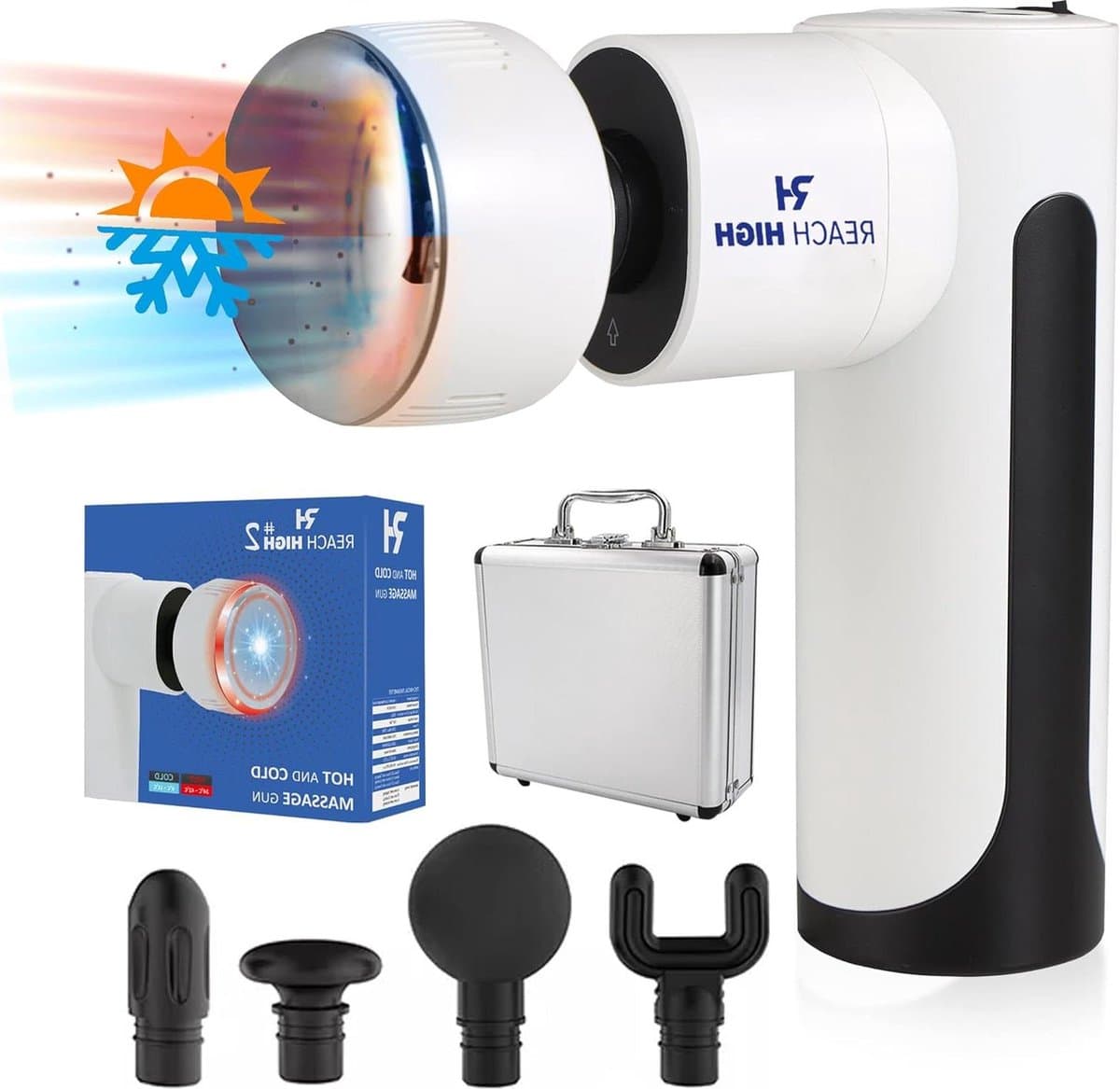 Massage gun Hot Koud Massagepistool - NIEUW 2022 - Warm en Koud massage gun — afbeelding 1