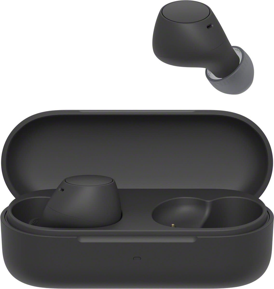 Sony WF-C510 koptelefoons - Hoogwaardig geluid, instelbare EQ, comfortabel ontwerp, 22 uur batterijduur, snelladen, Bluetooth Multipoint-verbinding, Ambient Sound-modus, Spotify Tap, IPX4-classificatie - Zwart — afbeelding 1