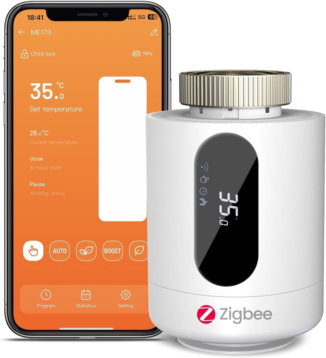 Slimme Thermostaat voor Radiator - Energie Besparen & Comfortabel Huis — afbeelding 1