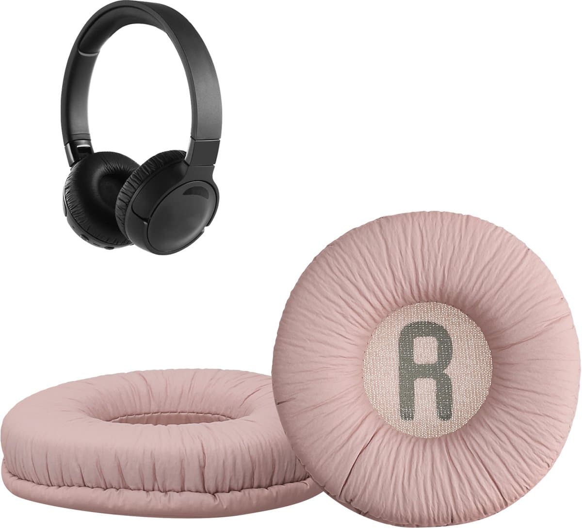 kwmobile 2x oorkussens geschikt voor JBL Tune 600 / 500BT / 510BT / 520BT / 450 - Earpads voor koptelefoon in oudroze — afbeelding 1