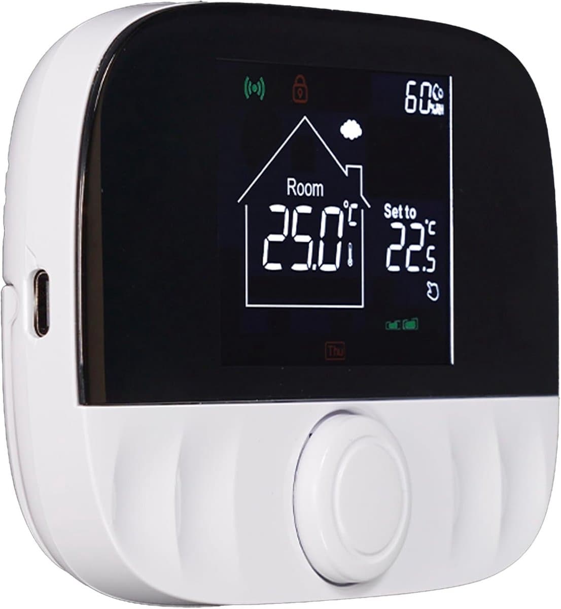 Thermostaat voor cv - Draadloos met Wifi - Met App - Energiebesparing — afbeelding 1