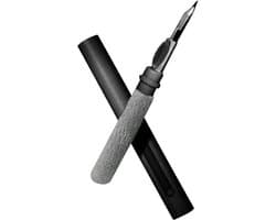 Airpods Cleaner - Schoonmaakset - 3 in 1 Pen - Cleaningkit - Oordopjes Reinigen Schoonmaken - Airpods Reiniging set - Earphone cleaning - Desinfecteren - Zwart