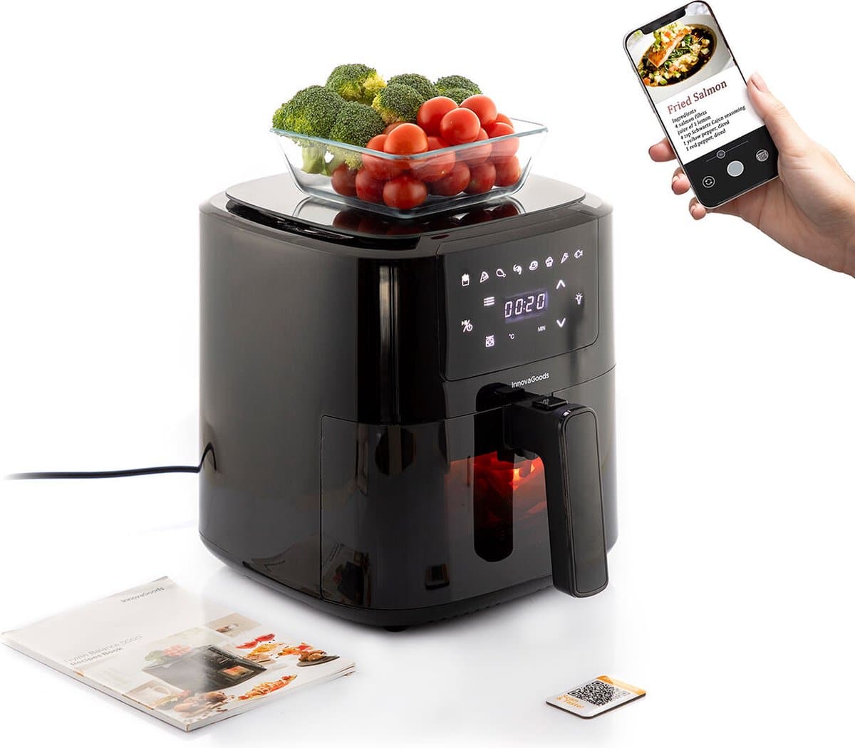 Airfryers 5l | hetelucht friteuse 5 mensen | Friteuse zonder Olie InnovaGoods — afbeelding 1