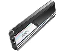 Draagbare SSD - Externe Opslag - Bestanden Opslaan - Hoge Snelheid - 2 TB - Zwart