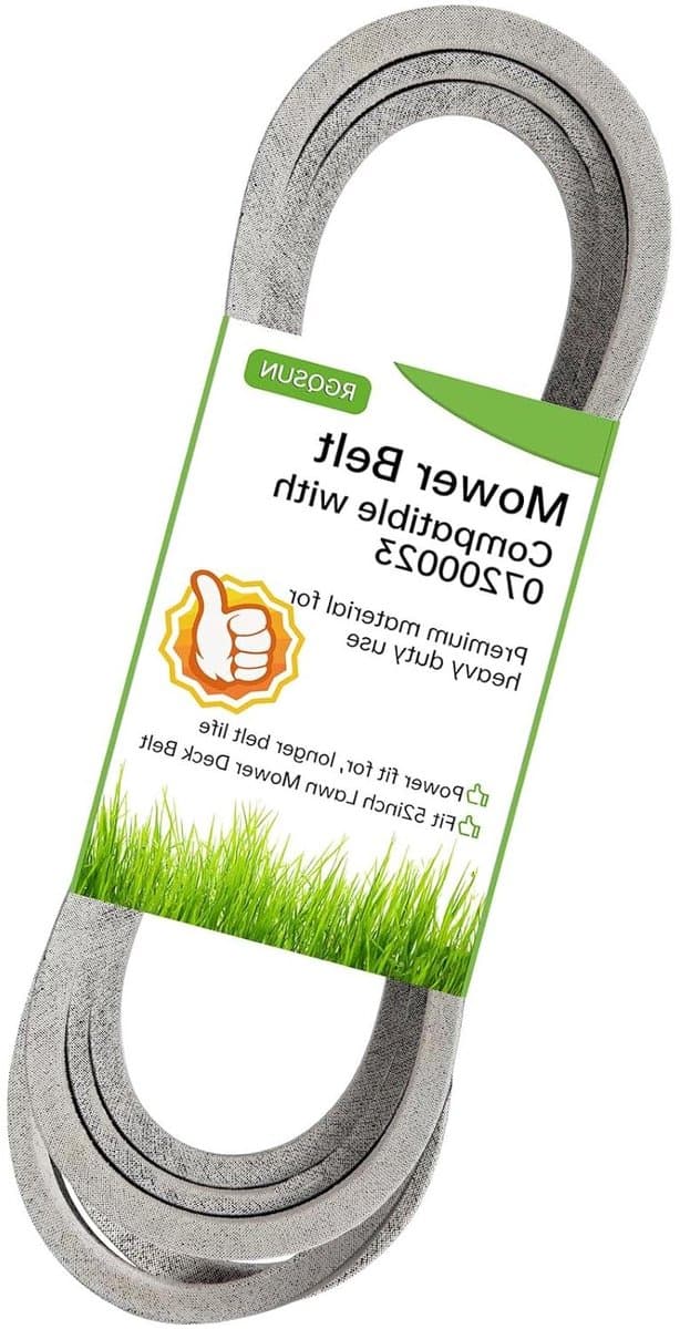 Grasmaaier Riem - Maaierband Aandrijfriem - Maaier Deck Aandrijven - Duurzaam Aramid Neopreen - 369.57 x 1.27 cm - Zwart — afbeelding 1