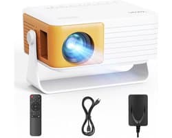 LeeuwenChoice® Mini Beamer - Full HD 1080P Ondersteuning - Compact & Draagbaar - Geschikt voor Thuisbioscoop
