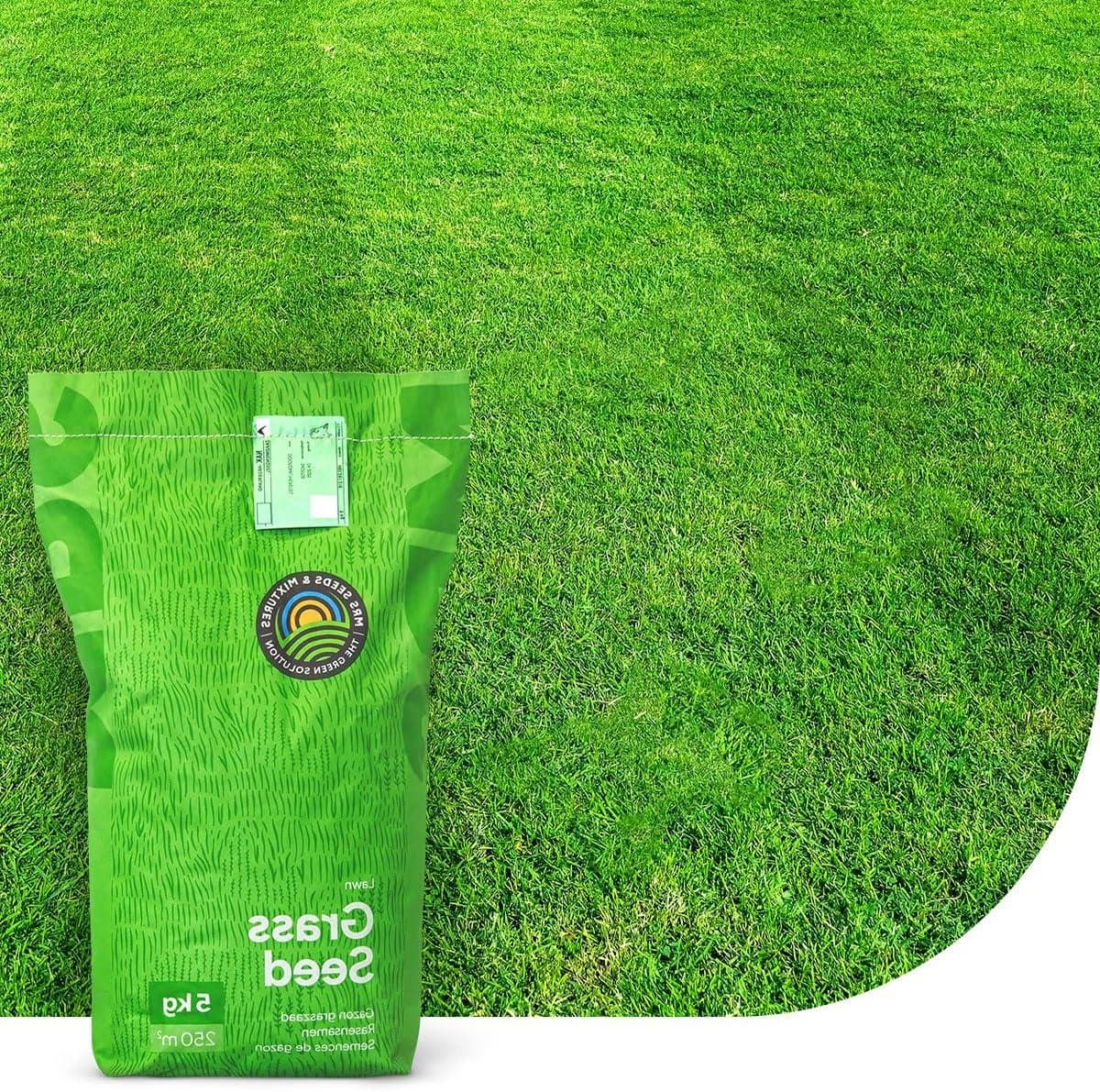 Graszaad onderhoudsarm gazon - Gazonmix robotmaaier - Snel groen gazon - Vlotte opkomst trage groei - 15 kg - Groen — afbeelding 1