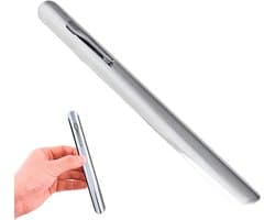 Kruimelveger - Tafelreiniger - Tafels Schoonmaken - Roestvrij Staal - 15.5 cm - Zilver