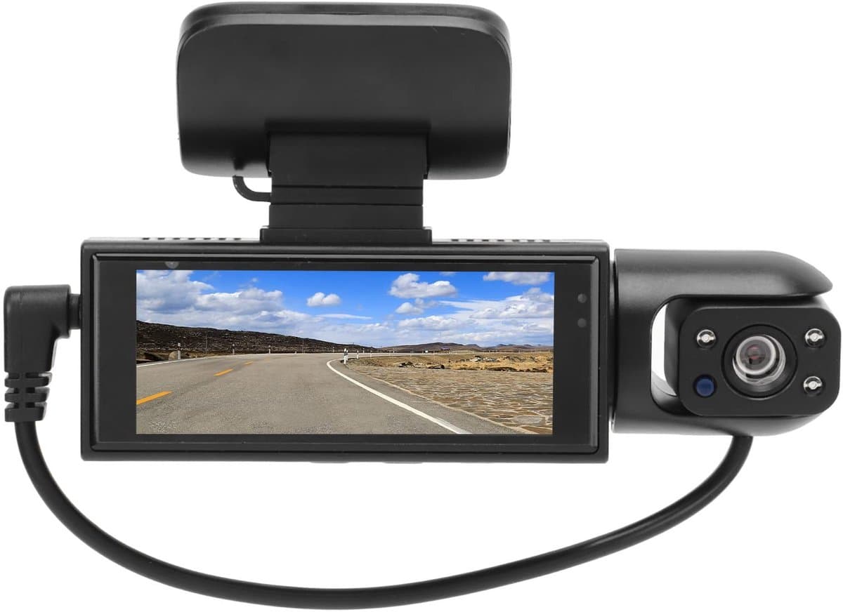 Dailygoods - Dailygoody - Dashcam - 1080P hoge resolutie - 360 graden draaibare lens - Bewegingsdetectie - IR nachtzicht - Auto camera voor veilig rijden — afbeelding 1