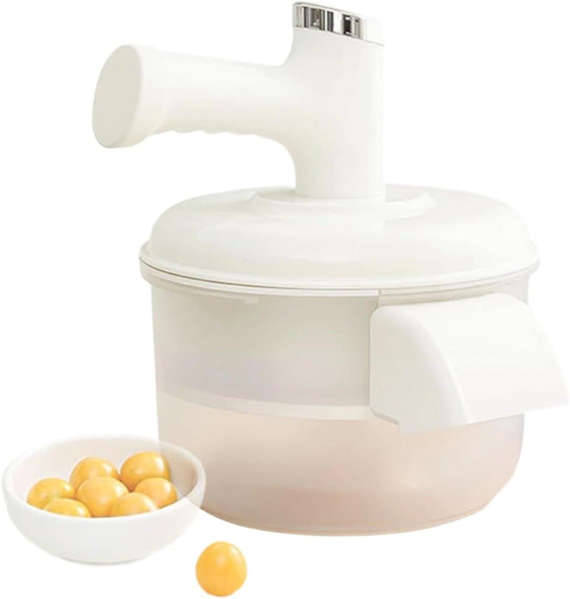 Fruit Schilmachine - Automatische Peller - Vruchten Voorbereiden - Stille Werking - 20.8 x 20.8 x 25 cm - Wit — afbeelding 1