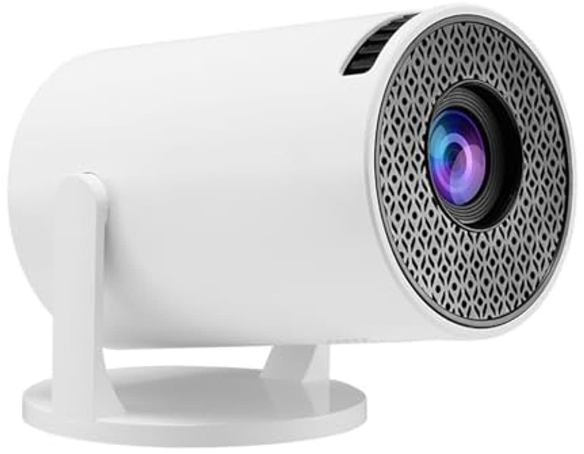 Allecto - Mini Projector - Draagbare Buitenprojector - Volledige HD 1080P - Wit - Wifi en Bluetooth - Geschikt voor Thuisbioscoop - Compact formaat — afbeelding 1