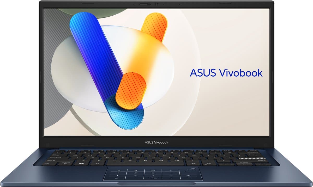ASUS Vivobook 14 X1404VA-EB2161W Intel Core 5 120U Laptop 35,6 cm (14") Full HD 16 GB DDR5-SDRAM 512 GB SSD Wi-Fi 6 (802.11ax) Windows 11 Home Nederlands Blauw — afbeelding 1