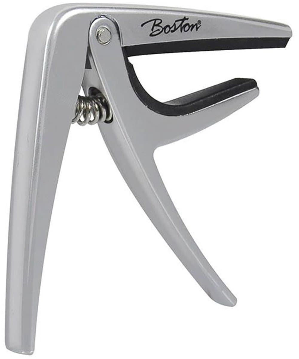 Capo voor Akoestische/Elektrische Gitaar Chroom BC-85-TI Boston — afbeelding 1