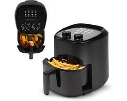 Heteluchtfriteuse - Airfryer - Frituren met hete lucht - Snel bereiden - 3.5 Liter - Zwart