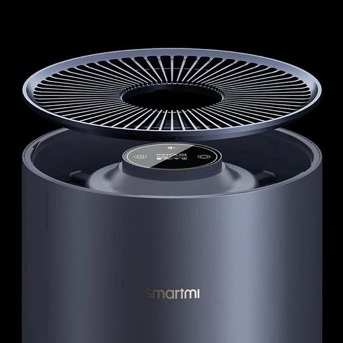 Smartmi - Luchtreiniger - 380m³/u PCADR - Ingebouwde UV-lamp - OLED-touchscreen - Laserdeeltjessensor - Slimme bediening - Zwart — afbeelding 1