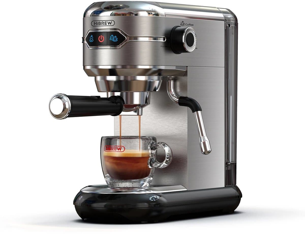 Veya Klein Koffiezetapparaat - Espressomachine - Koffiemachine - Stijlvol - Ruimtebesparend - ESE servings - gemalen koffie -1450W — afbeelding 1
