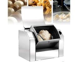 Deegmixer - Keukenmachine Kneedmixer - Bakken Deeg Maken - Roestvrij Staal Kantelbaar - 3 kg - Zilver