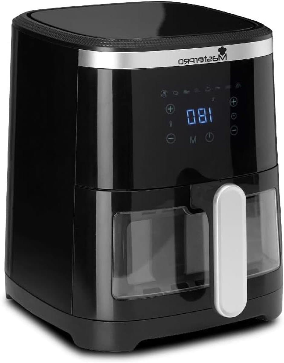 Airfryer - Heteluchtfriteuse Friteuse - Gezond Koken - 8 Programma's - 4.2 liter - Zwart — afbeelding 1