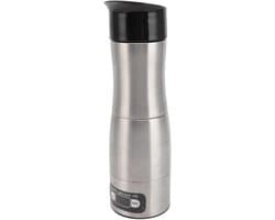 Draagbaar Koffiezetapparaat - Reiskoffiemachine Auto Koffie - Koffie Zetten Onderweg - Compact Roestvrij Staal Ontwerp - 150 ml - Zwart