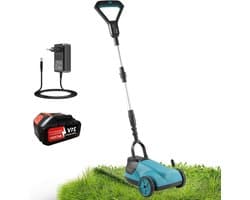 Accu grasmaaier - Draadloze trimmer - Gazon onderhoud - 3-in-1 functie - 21 cm maaibreedte - Zwart