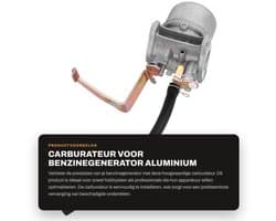 Carburateur voor Benzinegenerator - Aluminium - Eenvoudig te installeren - Grasmaaier Onderdelen - Verhoog je machinevermogen - Geschikt...