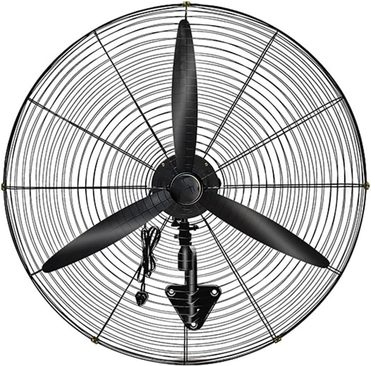 Wandventilator - Muurventilator - Ruimte Koelen - 120° Zwenkhoek - 55 x 66 cm - Wit — afbeelding 1
