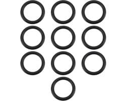 SnelShoppen - 10 stuks grasmaaier O-ringen T13119, nitrilrubber, 18,72x2,62x23,96mm, compatibel met John Deere, efficiënte afdichting, tuingereedschap