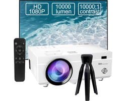Equivera Mini Beamer - Draagbare Beamer - Beamer - Mini Beamer Projector - Projector - Mini Projector