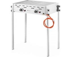 HENDI Roast-Master Pro gasbarbecue – 11,6kW – 2 branders – 790x560x900 mm – roestvast staal