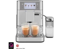 KitchenAid Volautomatische Espressomachine KF8 - 40+ recepten - Ook geschikt voor plantaardige dranken - 2 kopjes tegelijk - Inox