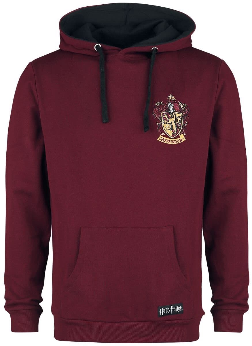 Harry Potter Gryffindor Heren Trui met capuchon - bordeaux - S — afbeelding 1