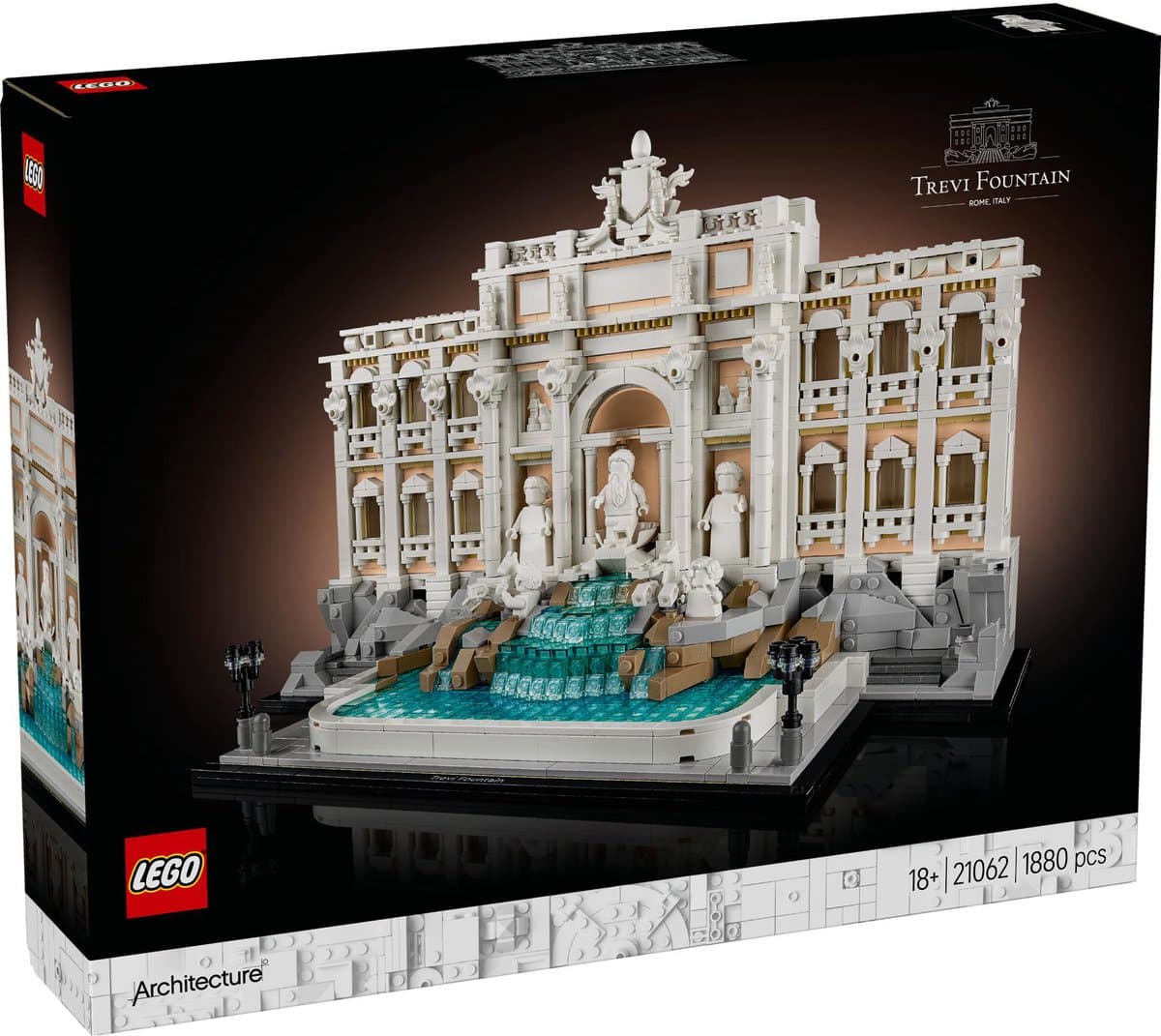 Lego Architecture 21062 Trevifontein Bouwstenen — afbeelding 1
