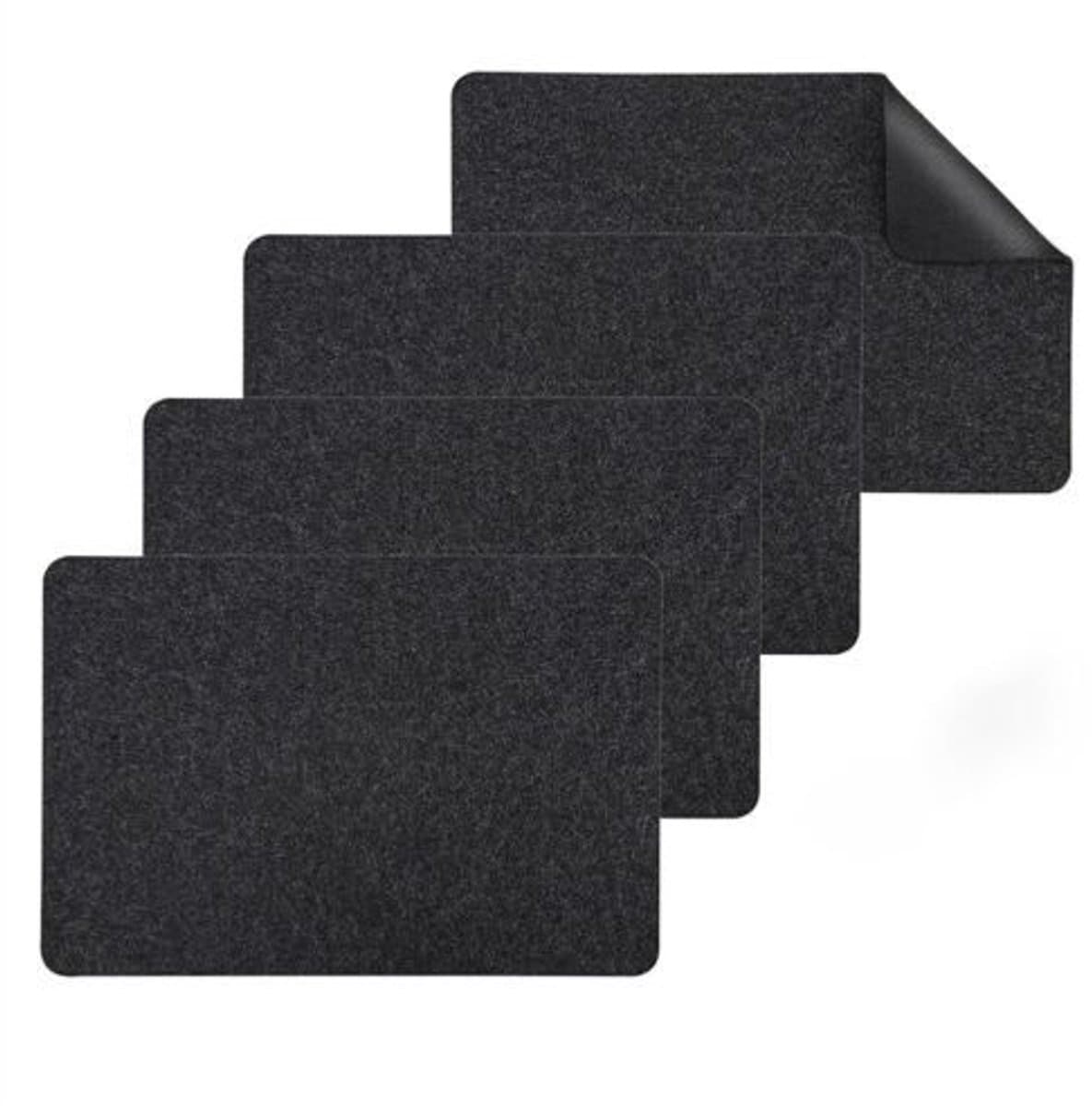 4 vellen viltmatten voor airfryers, draagbare matten, hittebestendige matten voor koffiezetapparaten, wasbaar, antislip, warmte-isolerende matten, op maat te snijden, 44*30 cm — afbeelding 1