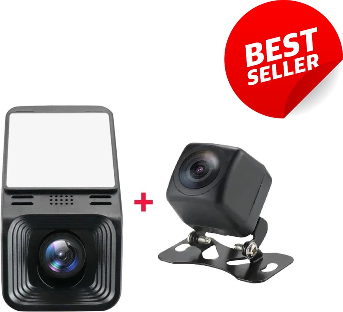 Thuys - Dual Dashcam - Dashcam Voor Auto Voor En Achter - Dashcam Full HD — afbeelding 1